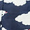 Miniature : Yukata Vintage Motifs Nuages et Oiseaux 