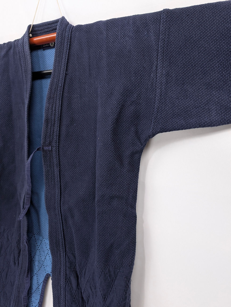 Miniature : Veste Kendogi Vintage Coton Sashiko Indigo - Broderie Harada - M