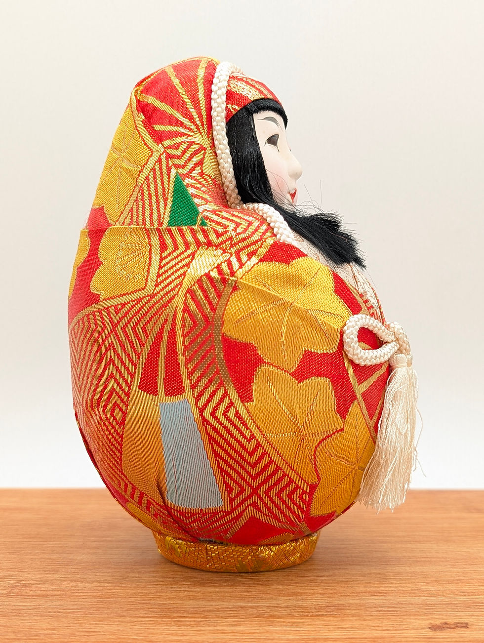 Miniature : Hime Daruma Vintage - Poupée Japonaise Porte-Bonheur