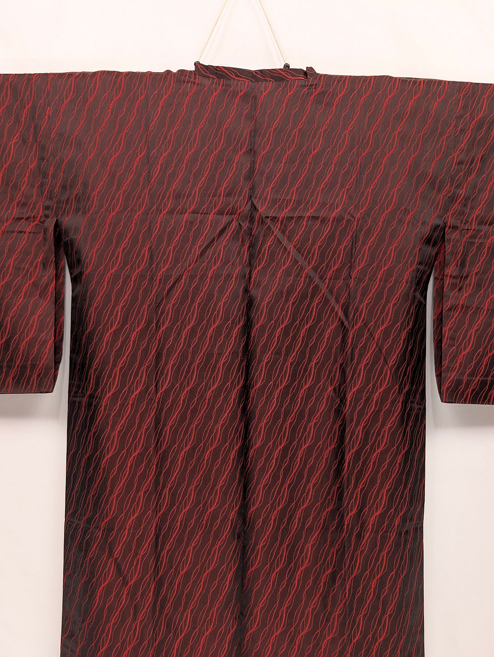 Miniature : Manteau long Michiyuki vintage bordeaux graphique