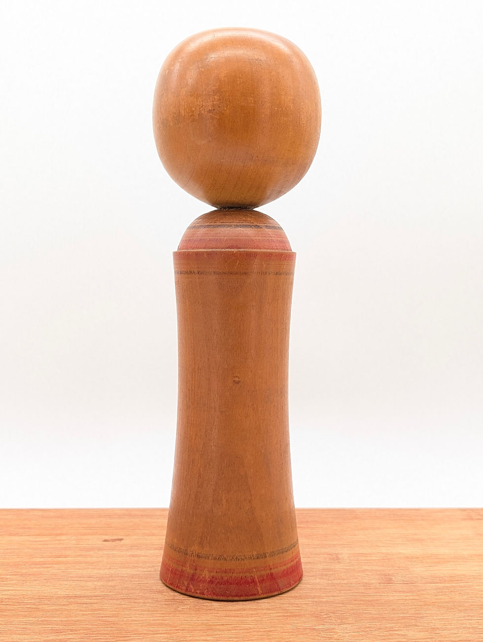 Miniature : Grande kokeshi vintage Naruko - Bois miel 30cm