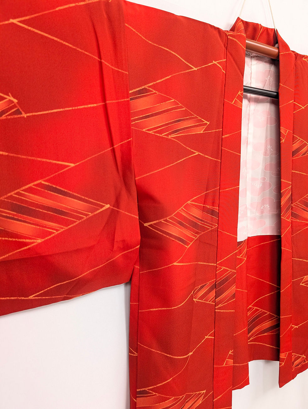 Miniature : Veste Haori Japonaise Vintage Rouge 