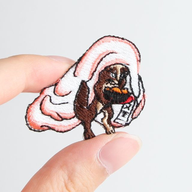Miniature : Écusson Thermocollant Yokai Mame Tanuki Phosphorescent - 3.5cm Neuf