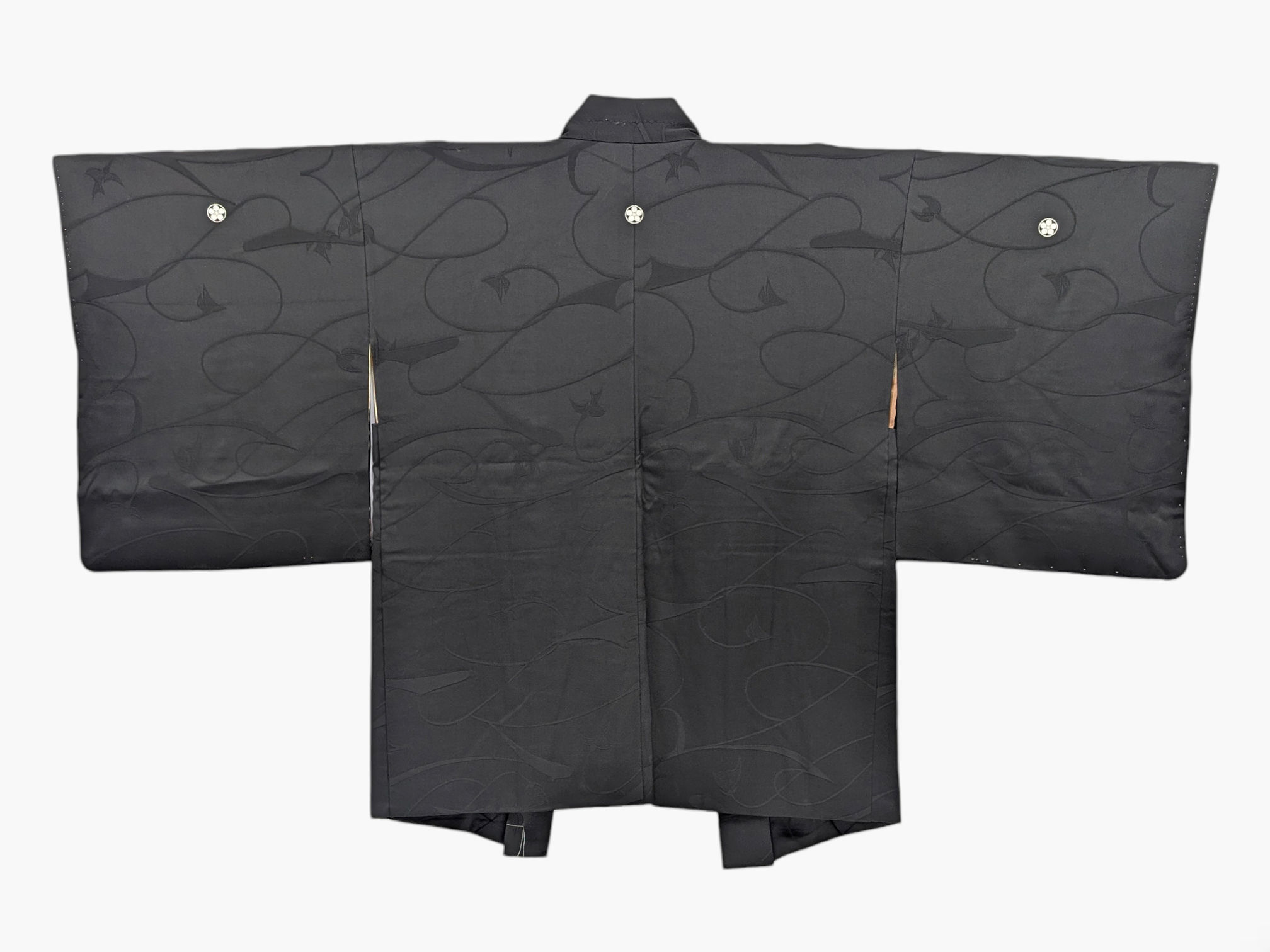 Haori Vintage "Mon-Tsuki" - L'Onde Noire