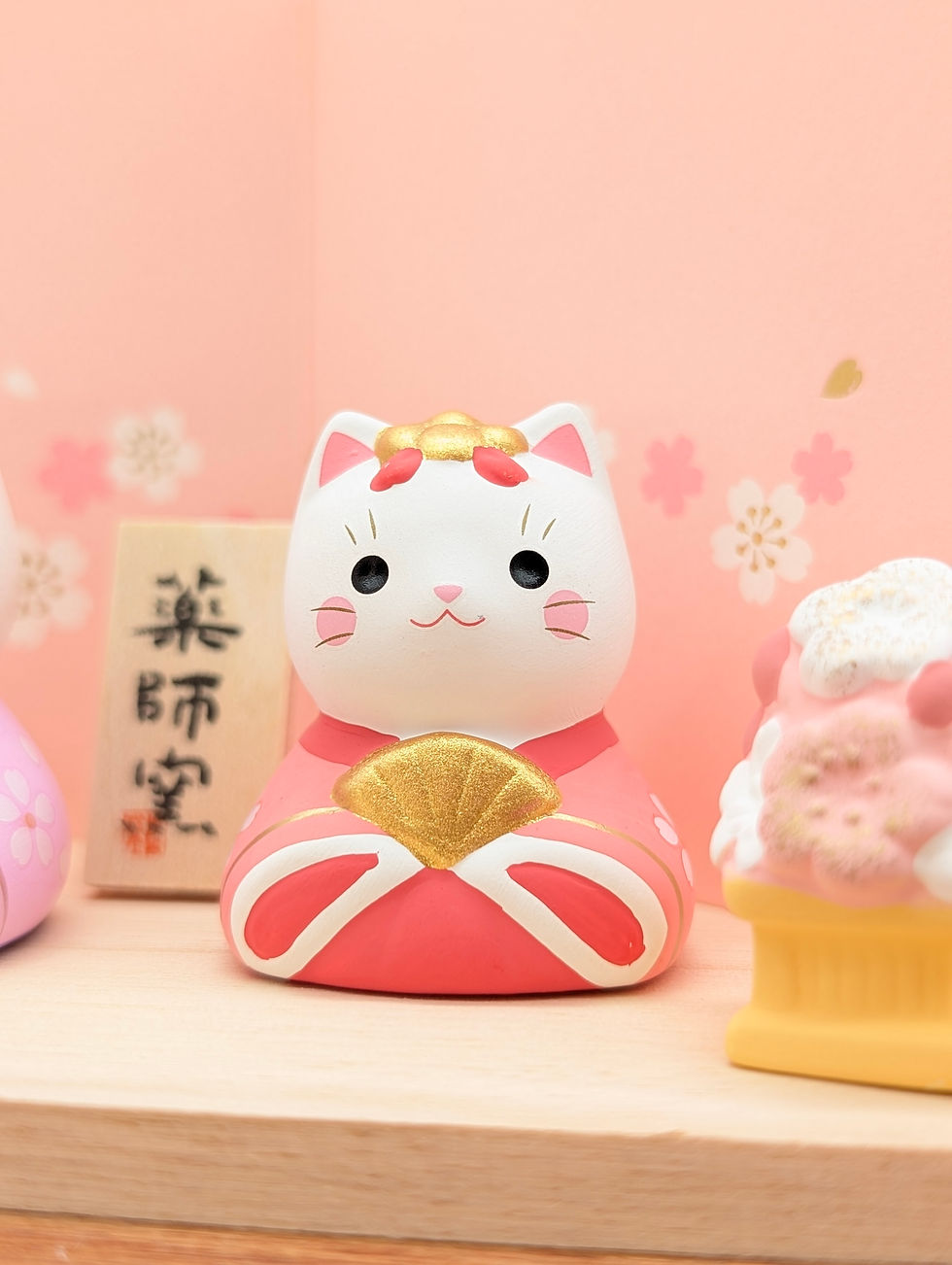 Miniature : Duo de Chats "Hina Matsuri" – Le Couple Impérial Porte-Bonheur - Neuf