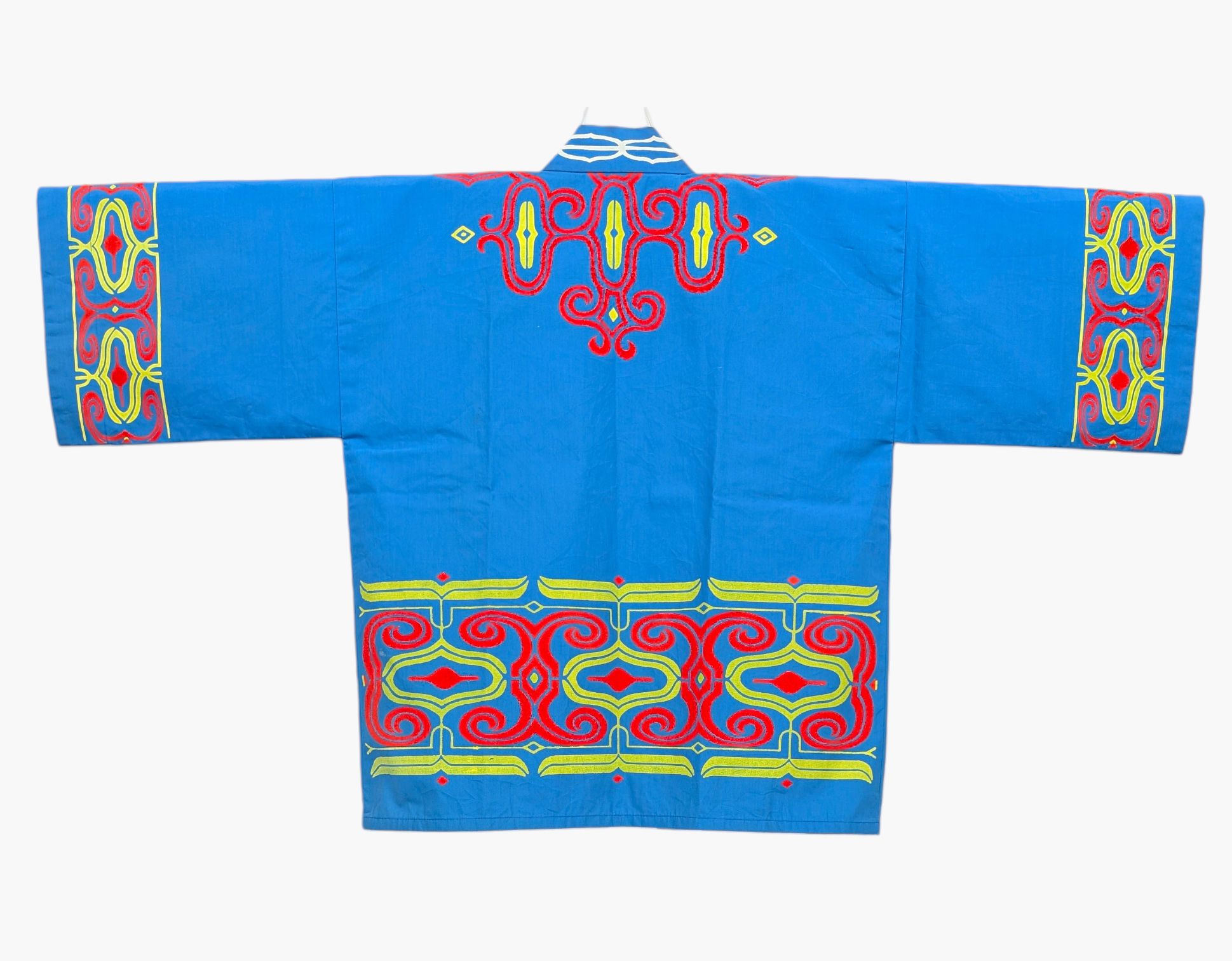 Happi Vintage Bleu - Motif Graphique Ainu (M/L)