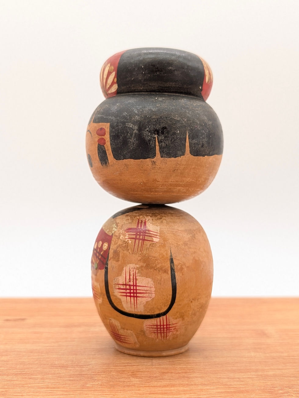 Miniature : Poupée Kokeshi vintage omiyage - Aone Onsen 14 cm