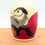 Miniature : Daruma Kokeshi Vintage - Porte Bonheur Japonais 