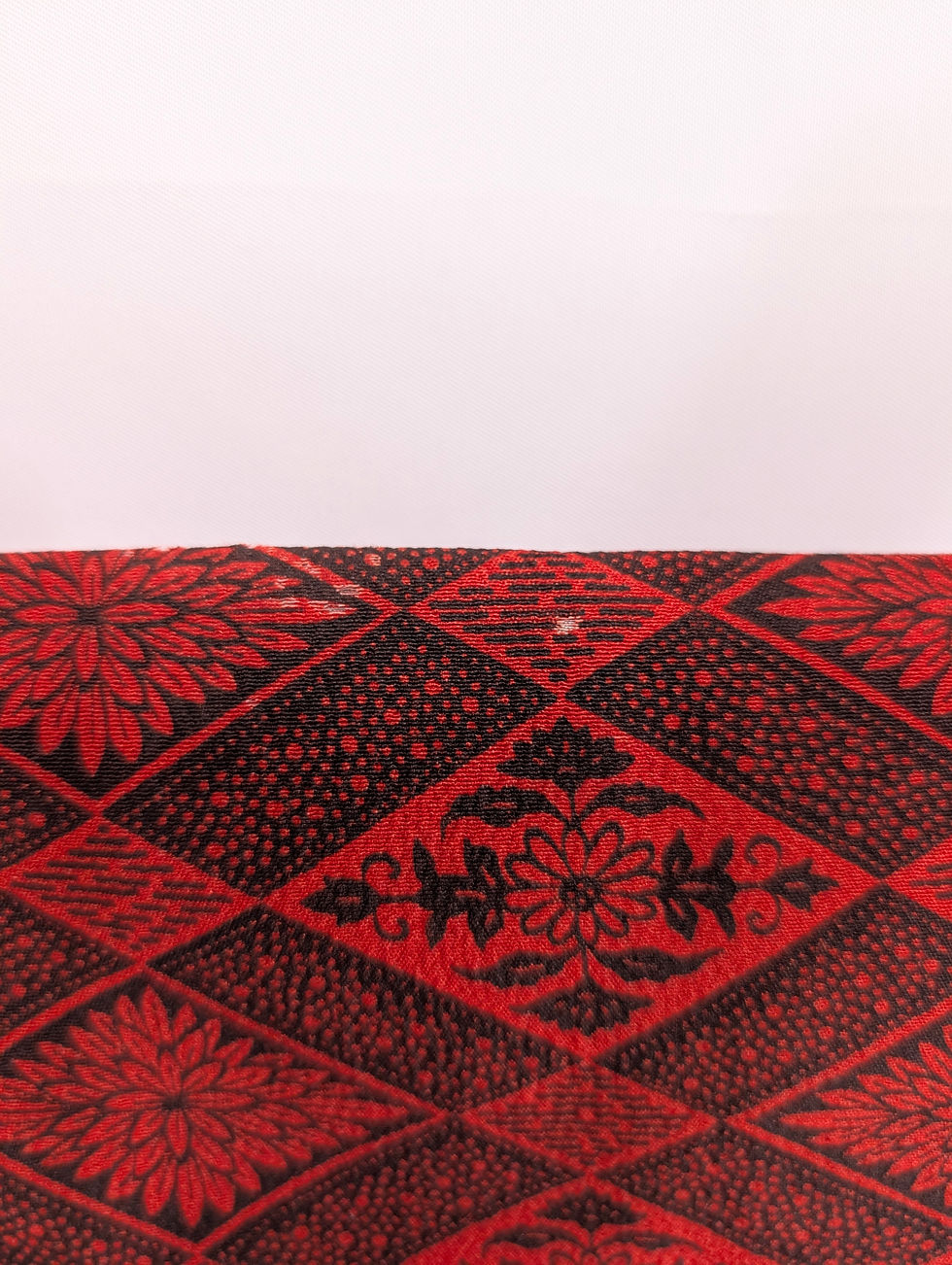 Miniature : Haori vintage - Rouge carmin - Losanges Hishi