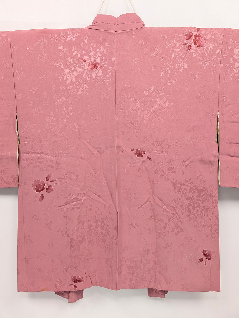Miniature : Veste Haori Vintage Rose Poudré - Motif Floral Rinzu