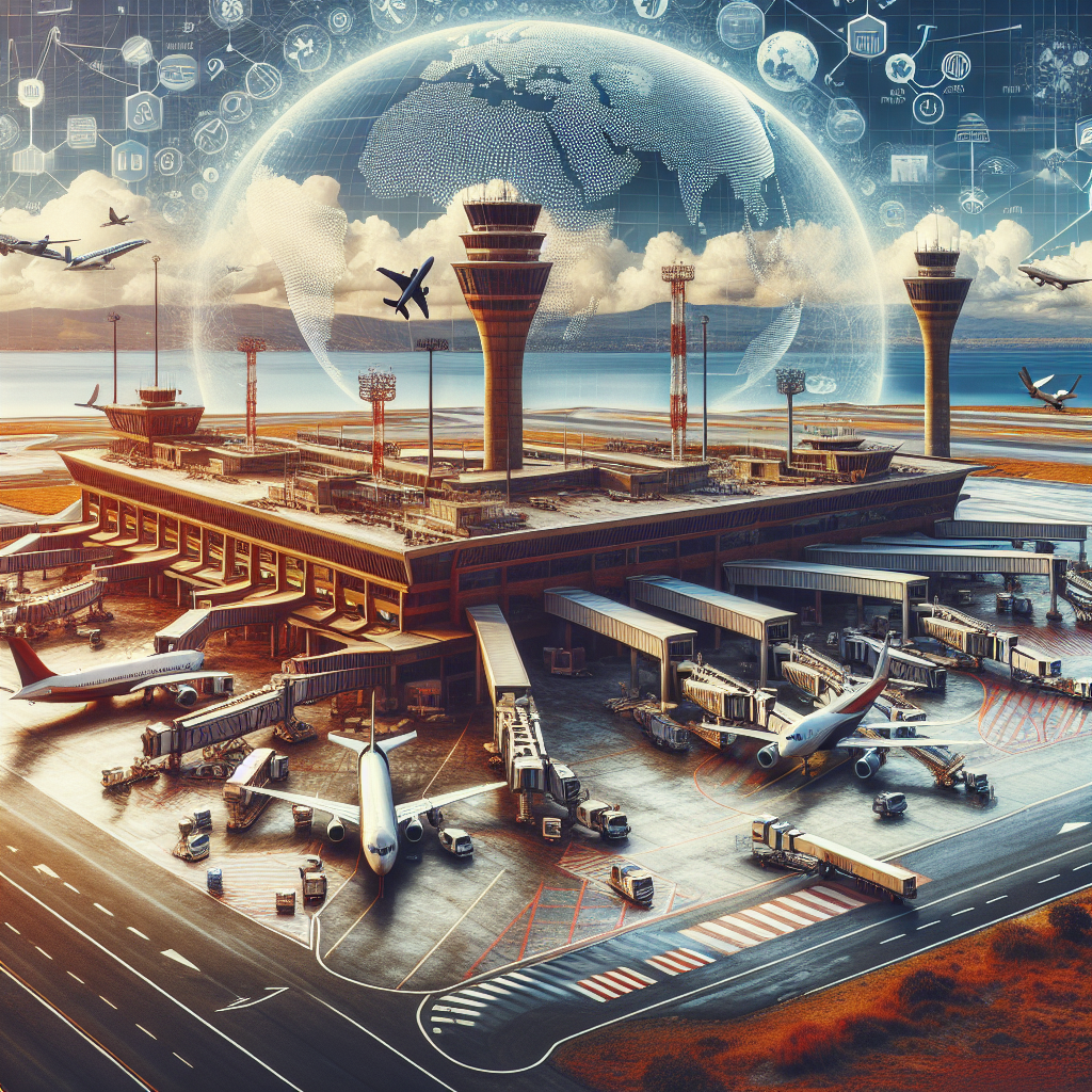 Aerial view of Julius Nyerere International Airport