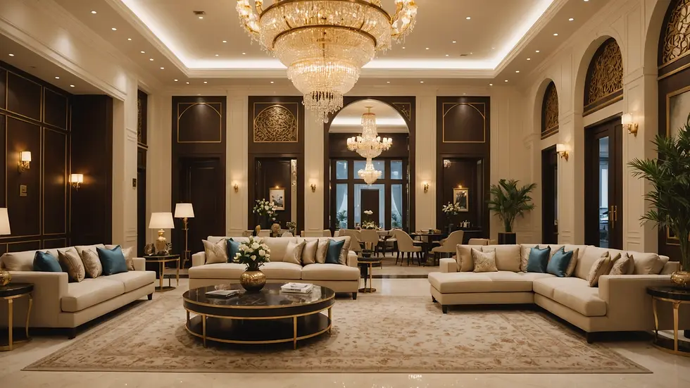 Relaxing space within Jeddah Boulevard
