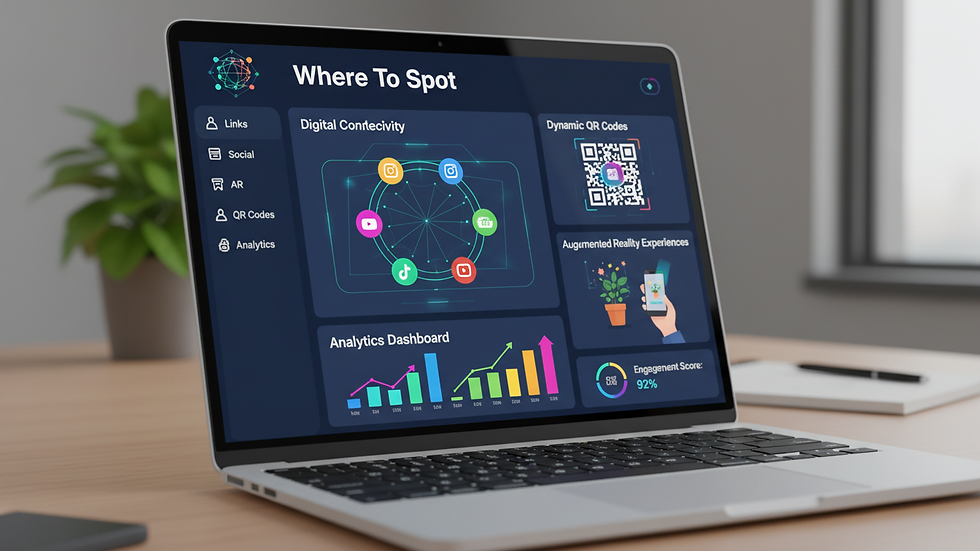 Close-up view of a laptop screen showing Shopify dashboard with product listings