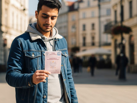 Passport and TRC form for Poland