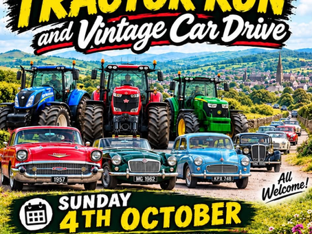 NEWPORT TRACTOR RUN & VINTAGE CAR DRIVE 2026