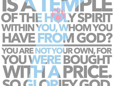 1 Corinthians 6:19-20
