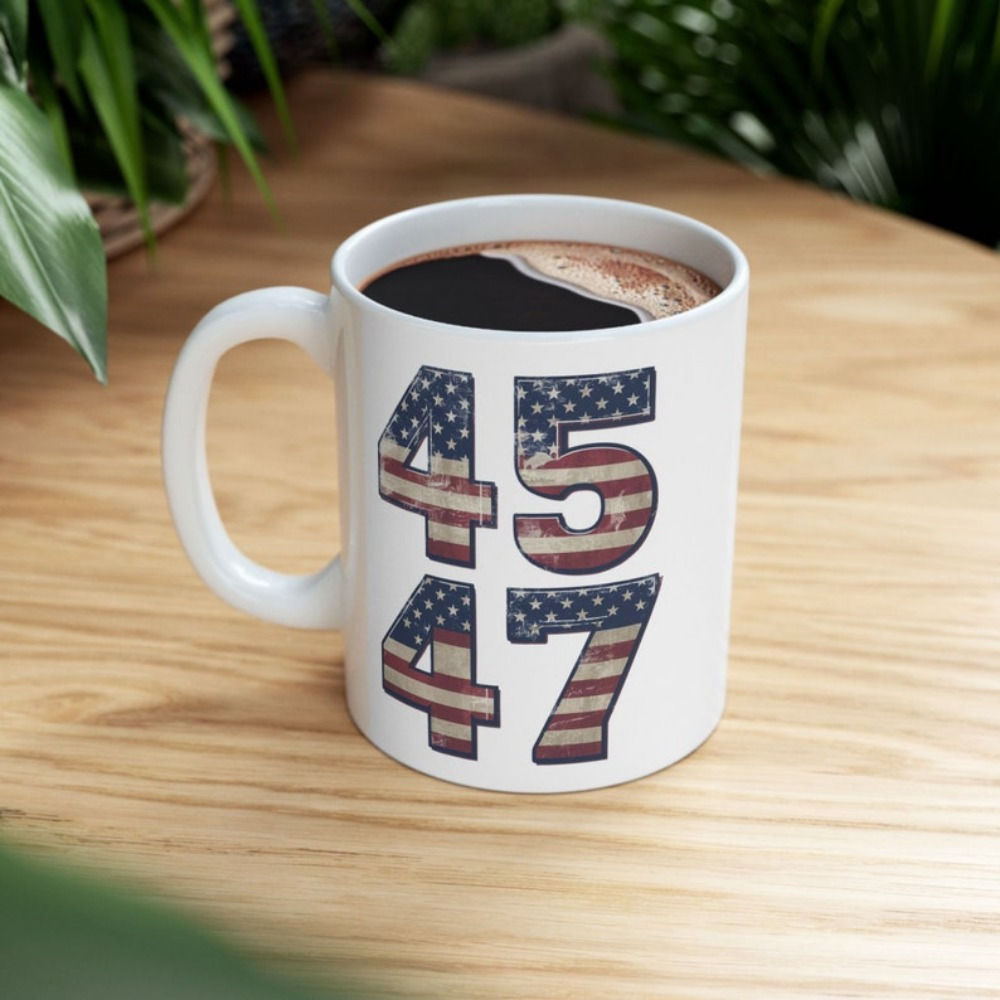 2024 Trump Campaign 11oz Ceramic Mug - Insulated Coffee Cup, MAGA Tea Mug, Perfe