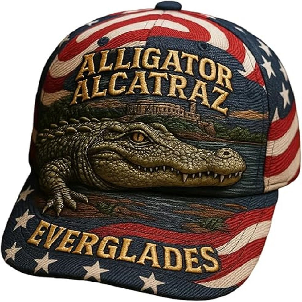 Thumbnail: Fashion Animals Cartoon Embroidery Baseball Caps Men Women Alligator Alcatraz Ha