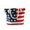 Thumbnail: Versatile Polyester American Flag Pattern Storage Shoulder Bag - Lightweight, Po