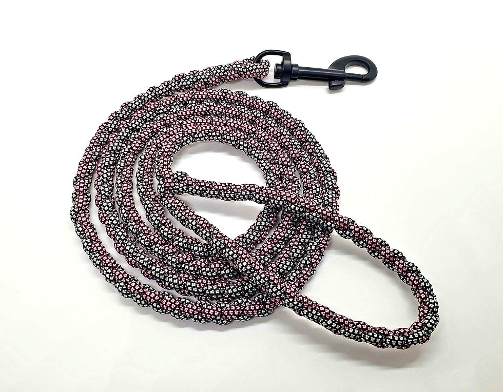 Thumbnail: Paracord Puppy Leash - Diamond Collection