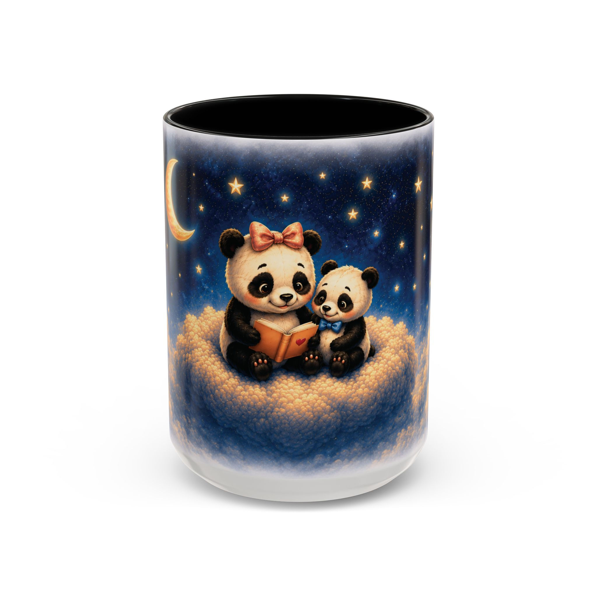 Moonlit Panda Reading Mug | Coffee Cup