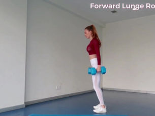 Forward Lunge Row