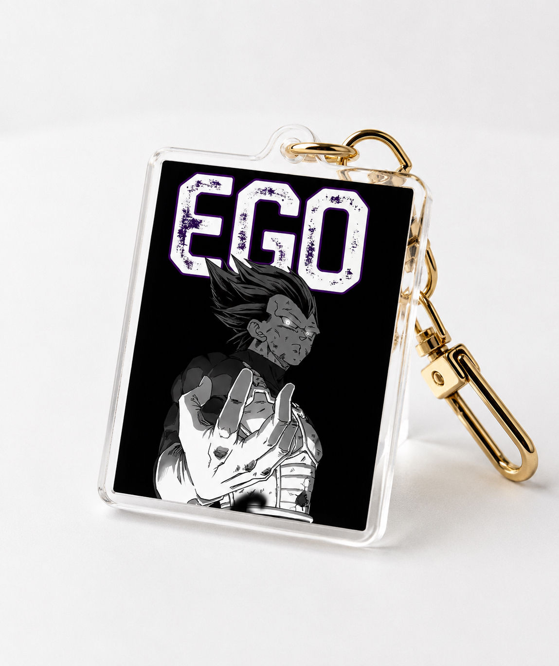Dragon Ball Vegeta Ego Theme / Premium NFC Acrylic Anime Keychain