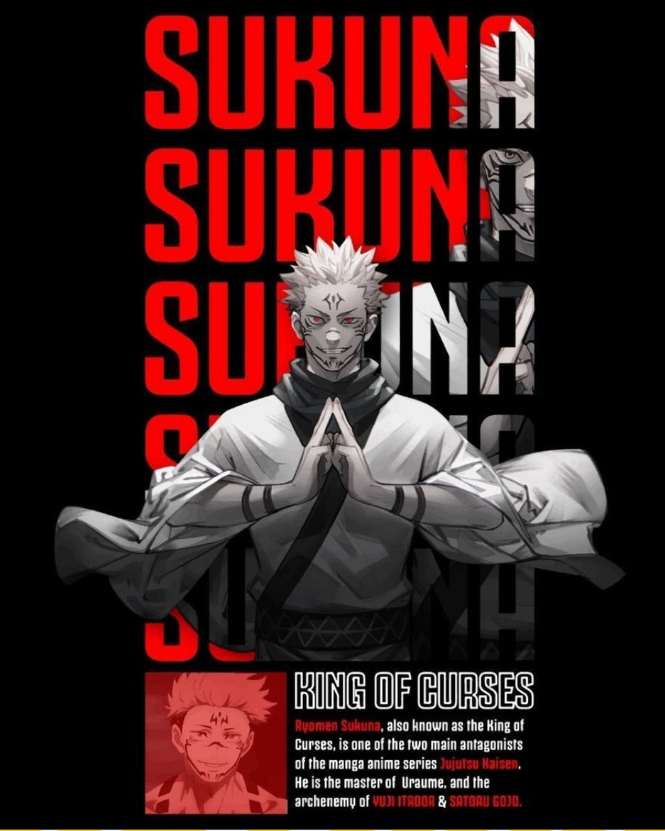 Thumbnail: Jujutsu Kaisen Sukuna Theme / Premium NFC Acrylic Anime Keychain