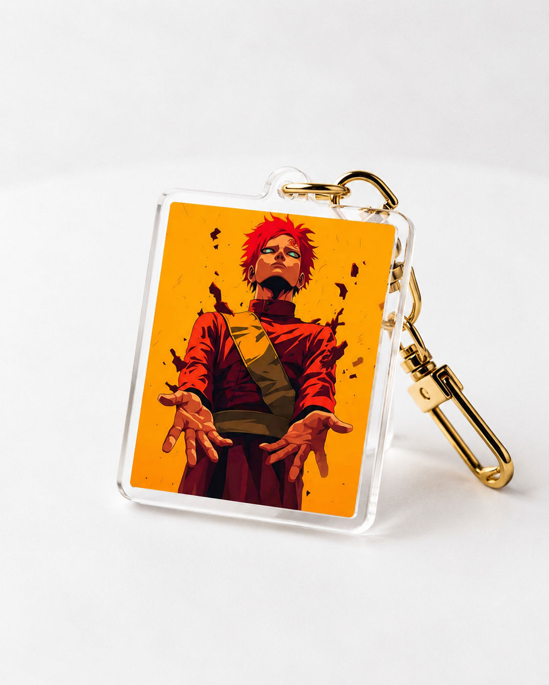 Naruto Gaara Theme / Premium NFC Acrylic Anime Keychain