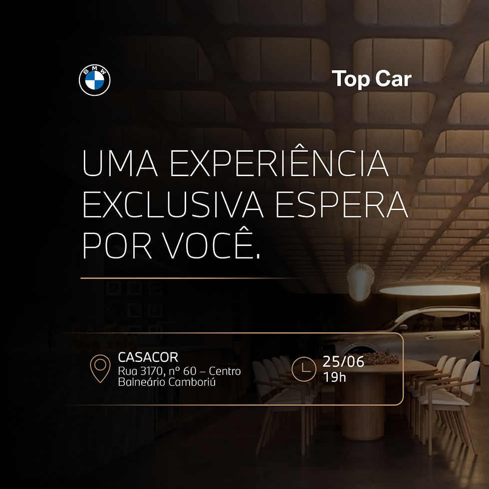 Noite Top Car na CASACOR SC