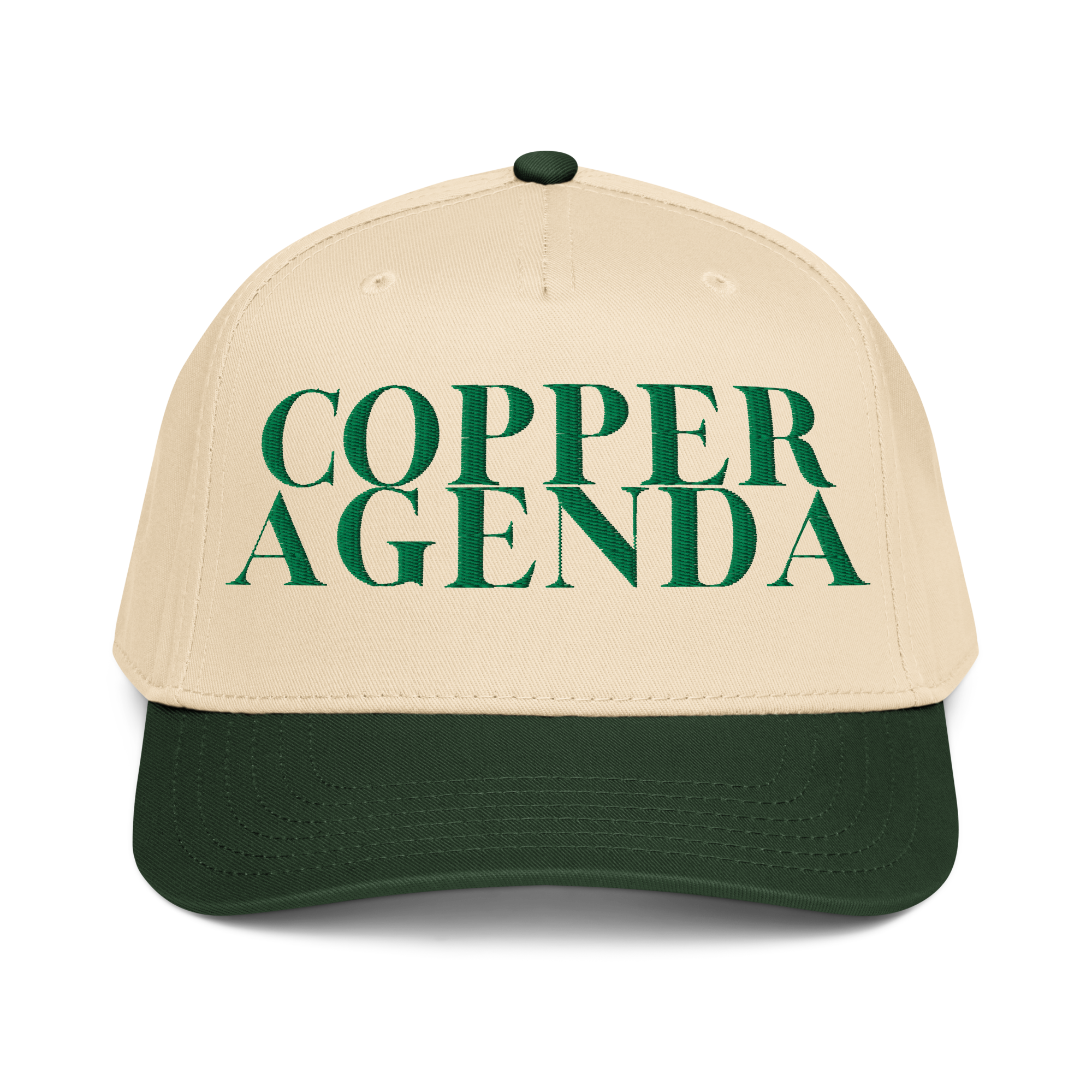 Green Copper Agenda Hat