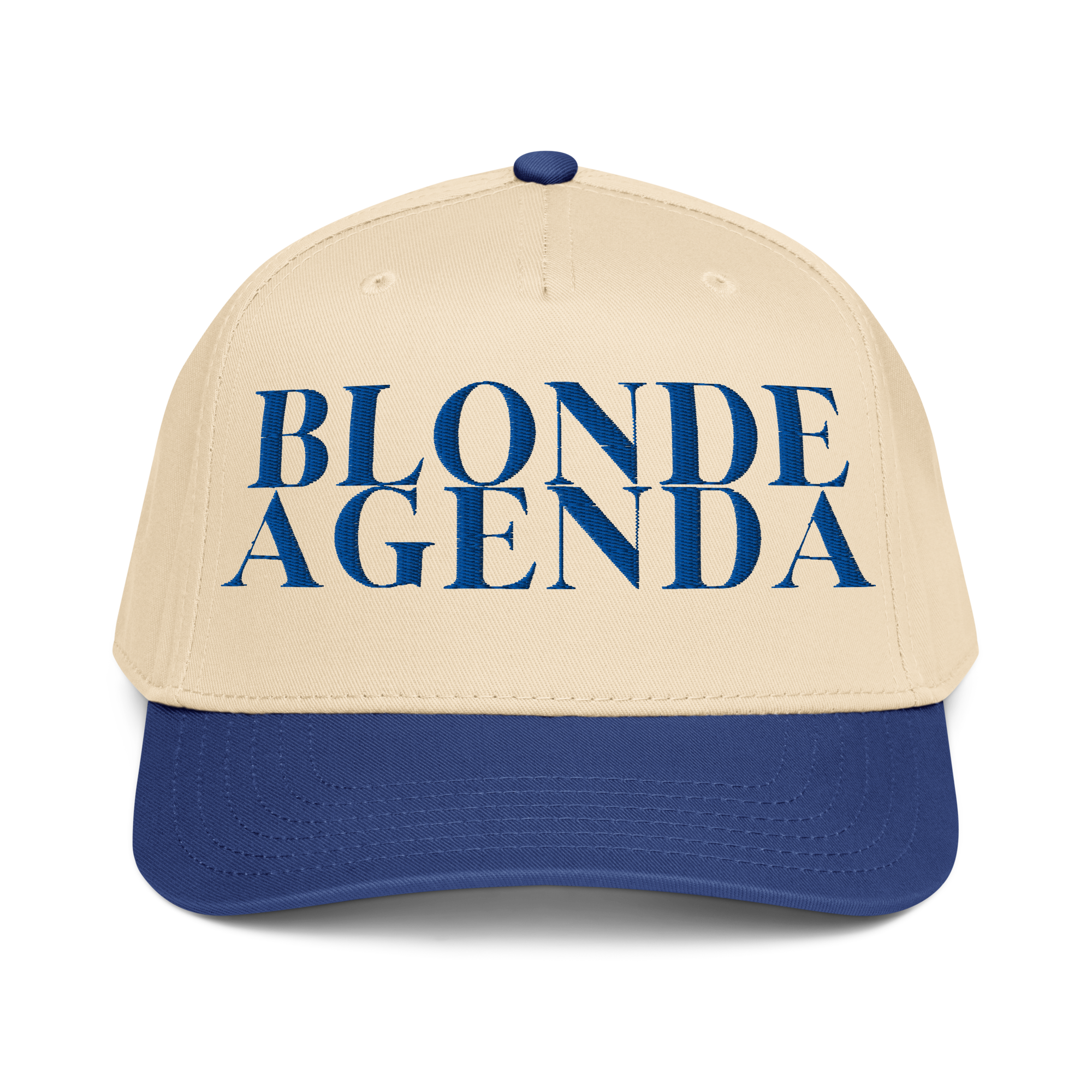 Blue Blonde Agenda Hat