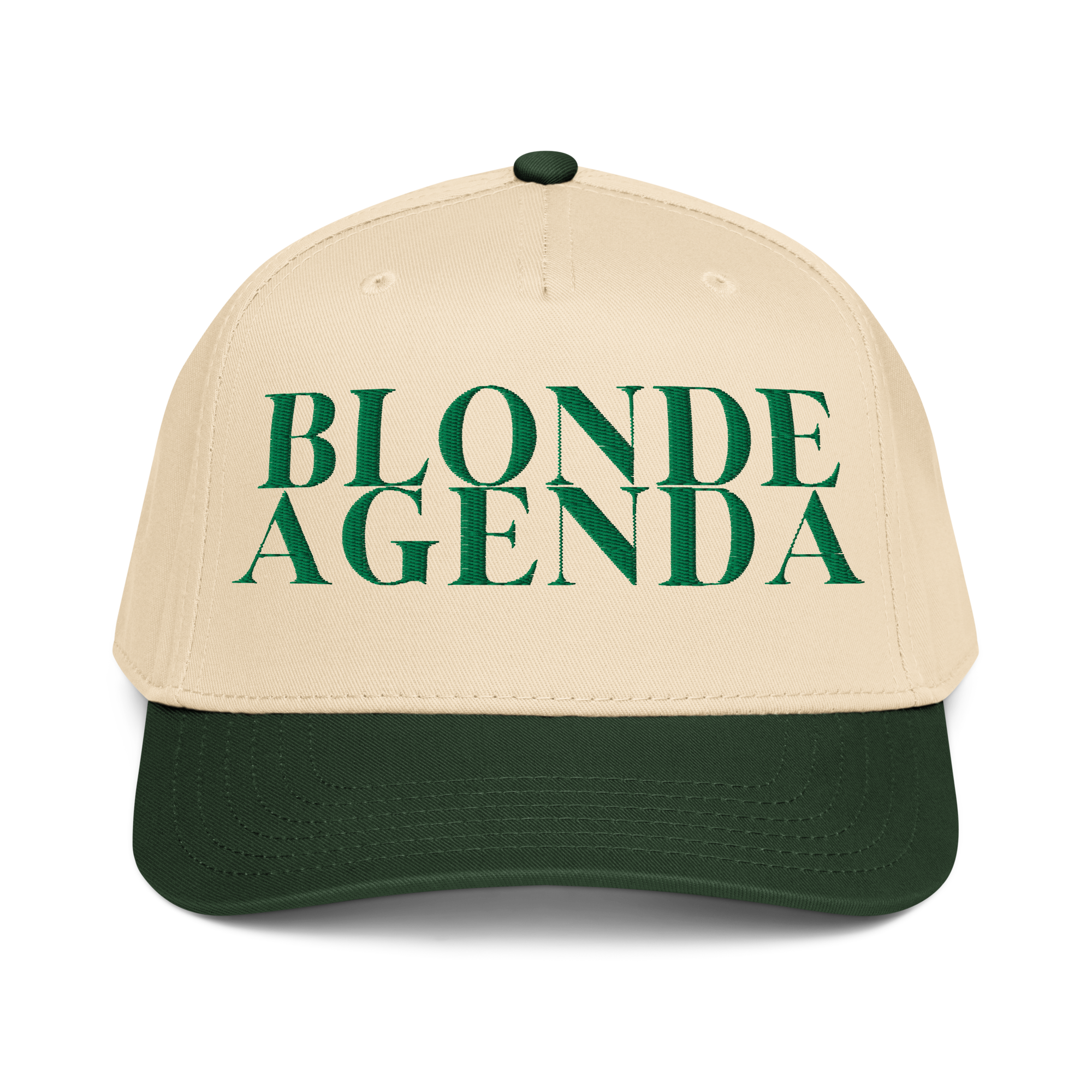 Green Blonde Agenda Hat