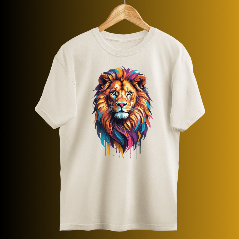 CAMISETA LEÃO COLORS