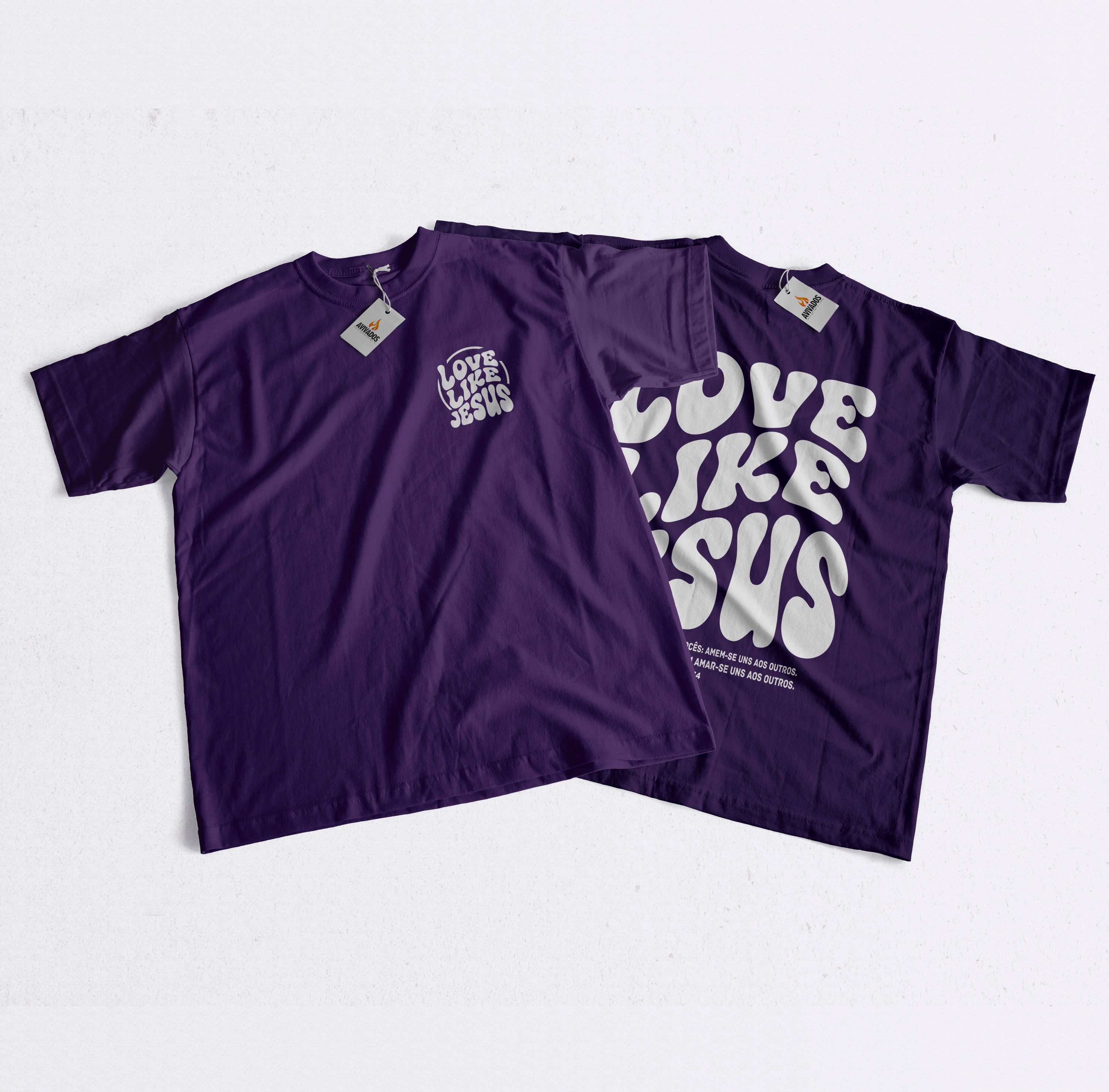Camiseta Cristã Love like Jesus