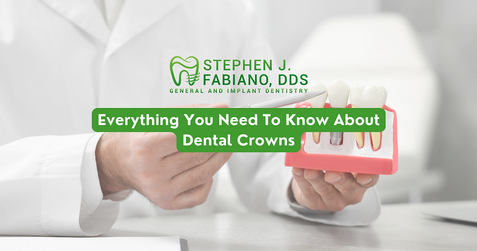 Everything You Need To Know About Dental Crowns