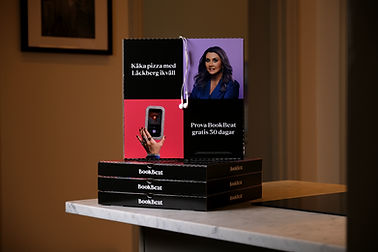 BookBeat pizzakartong