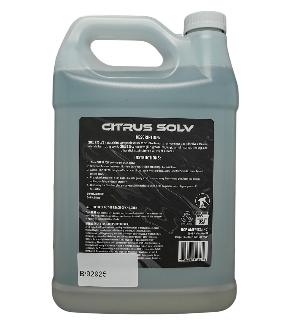 Citrus Solv 1 GALLON BACK
