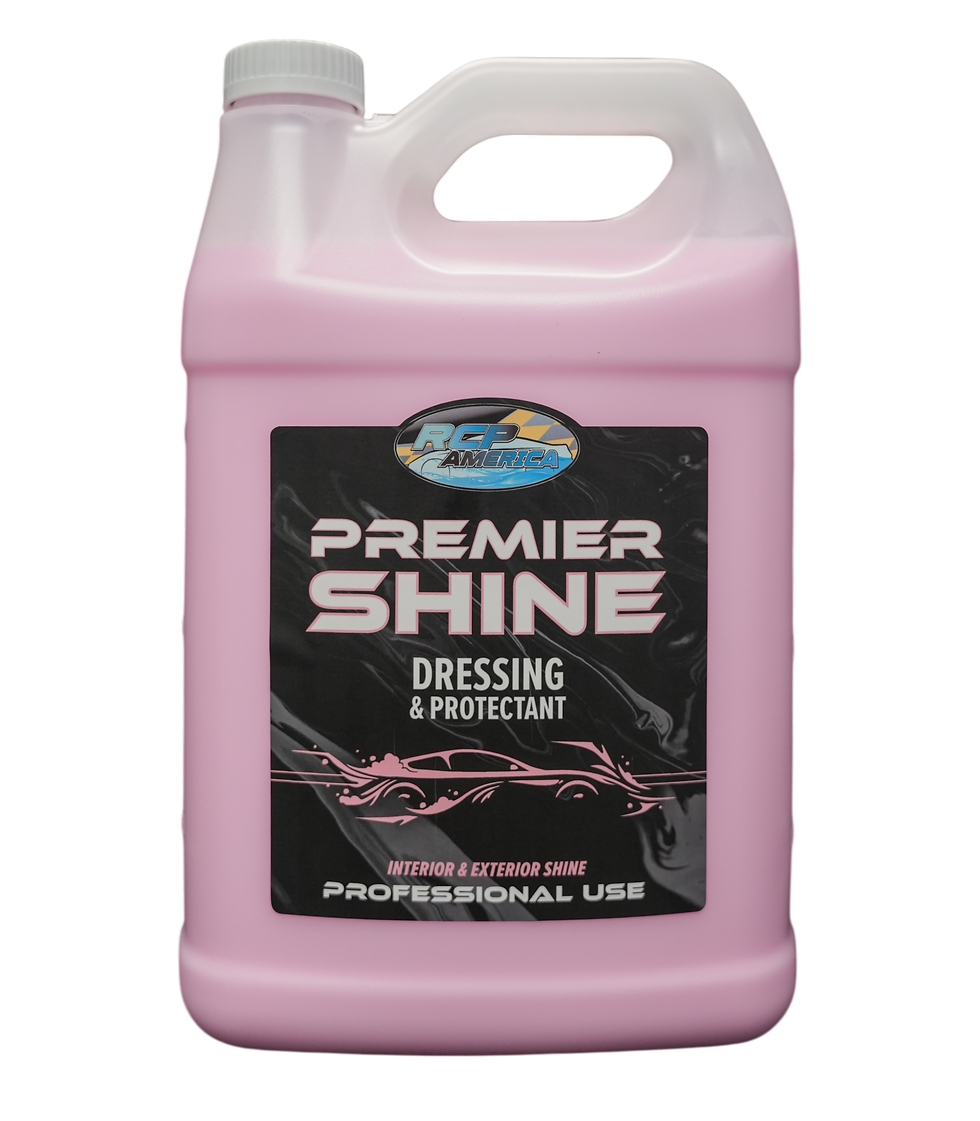 PREMIER SHINE premium water-based dressing 1 GALLON FRONT