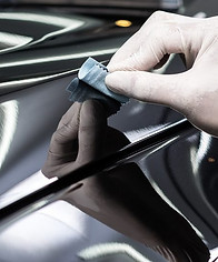 Applying ceramic to a car