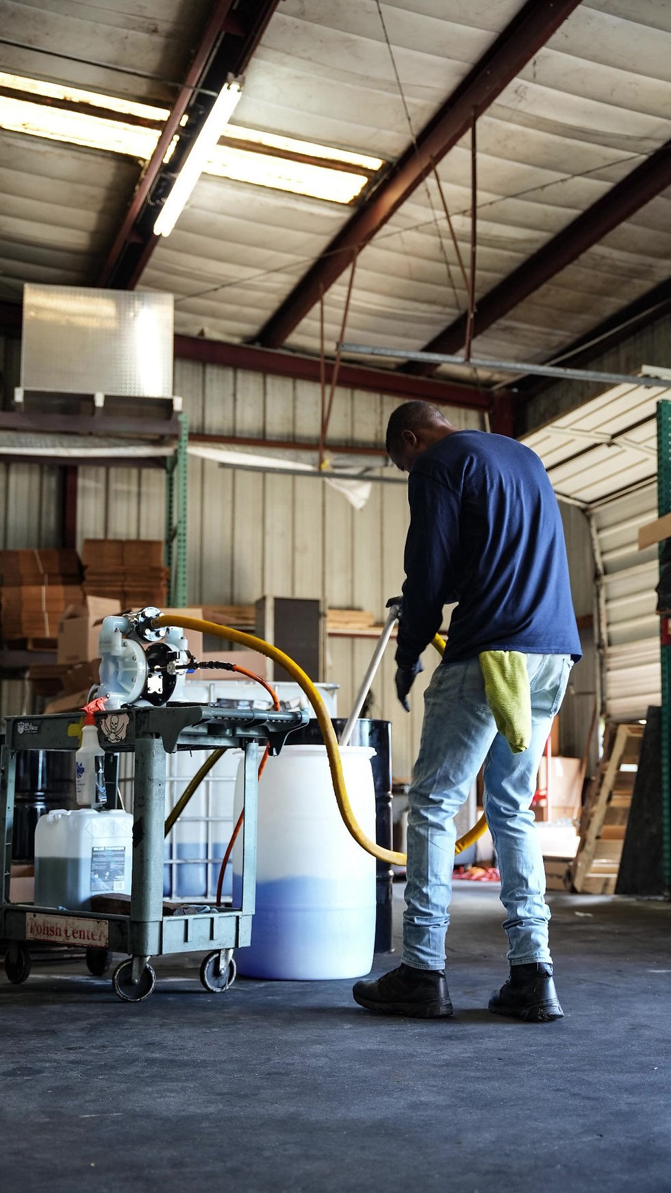 Filling Products in the RCP America Warehouse.