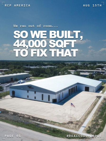 Information on the RCP America New Facility Grand Opening