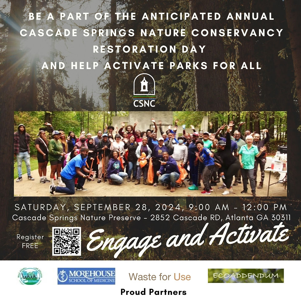 Cascade Springs Conservancy Restoration Day