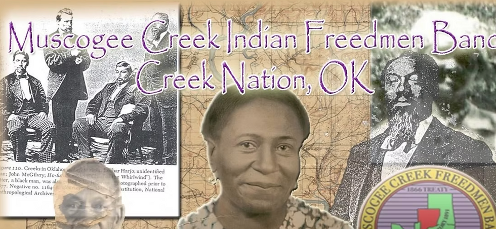 Muscogee Creek Indian Freedman Band Exhibit