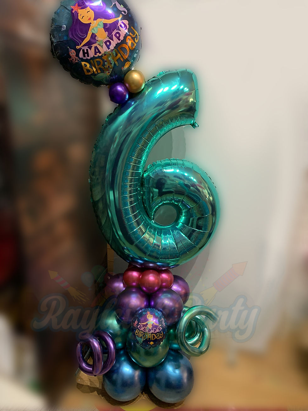 Thumbnail: Personalised Themed Stand Up Jumbo + Scatter Balloons