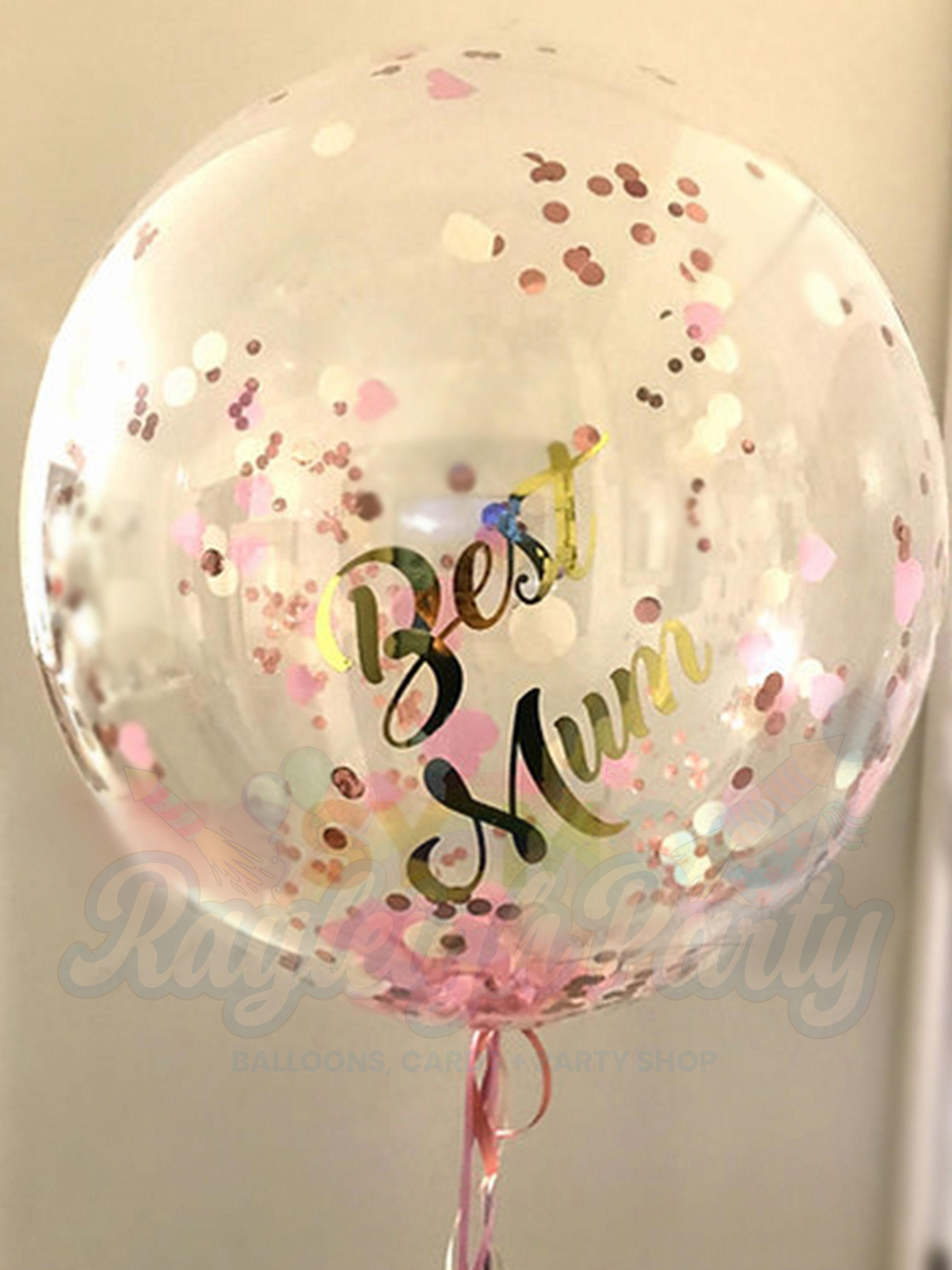 Personalised Confetti Bubble Balloon