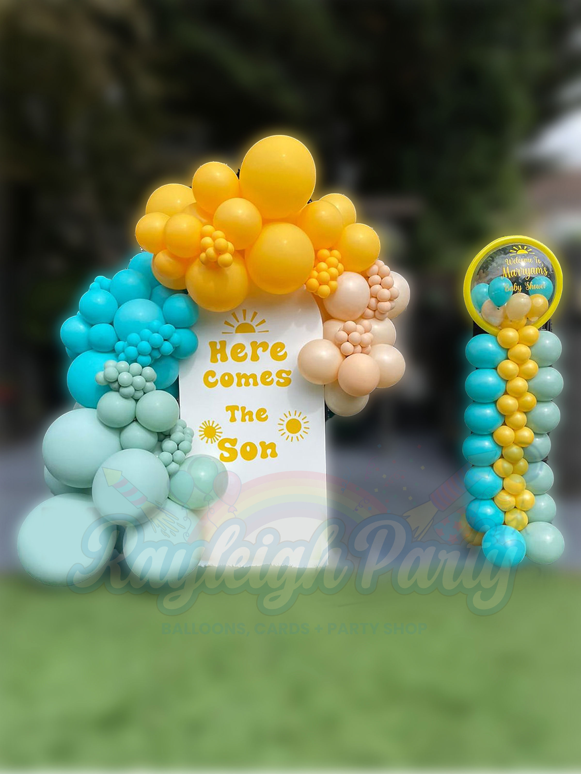 Personalised Sailboard "Here comes the sun"