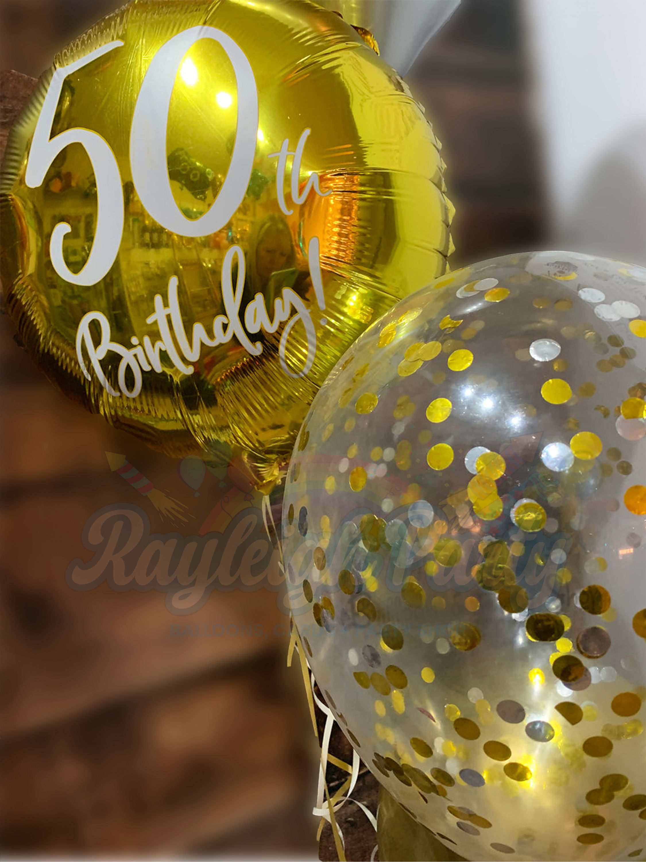 Gold Confetti Classic Display