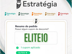 [ELITE10] Cupom Estratégia ativo abril 2026