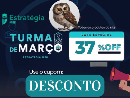 Cupom Estratégia MED 2024: DESCONTO